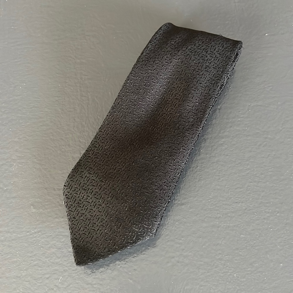 Charvet Black Silk Tie 🖤